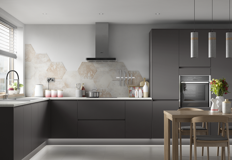 Tủ bếp laminate hiện đại