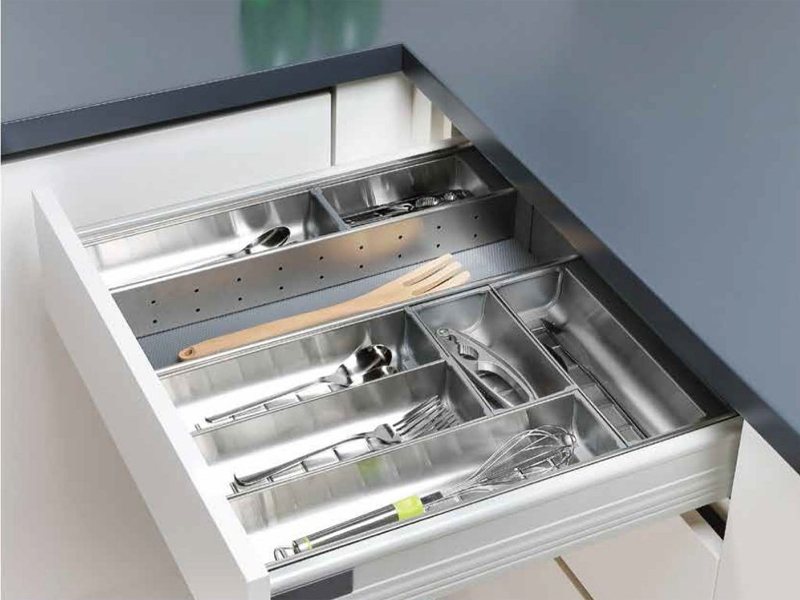 Khay chia thìa dĩa inox 304 mỏ rộng E0645E – Eurogold