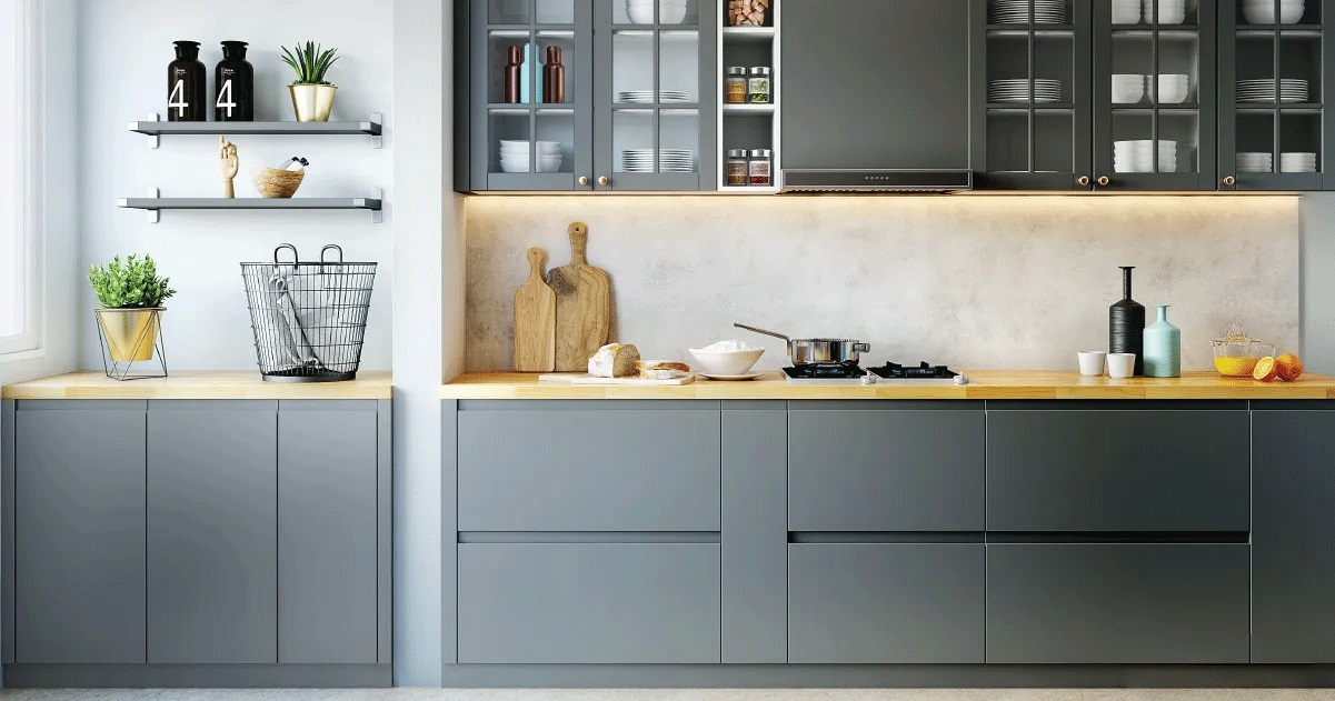 Tủ bếp gỗ công nghiệp sở hữu nhiều mẫu mã