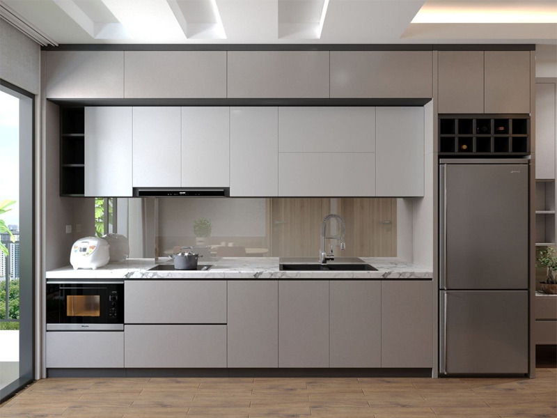 Tủ bếp màu xám - Xu hướng thiết kế được yêu thích nhất 2022