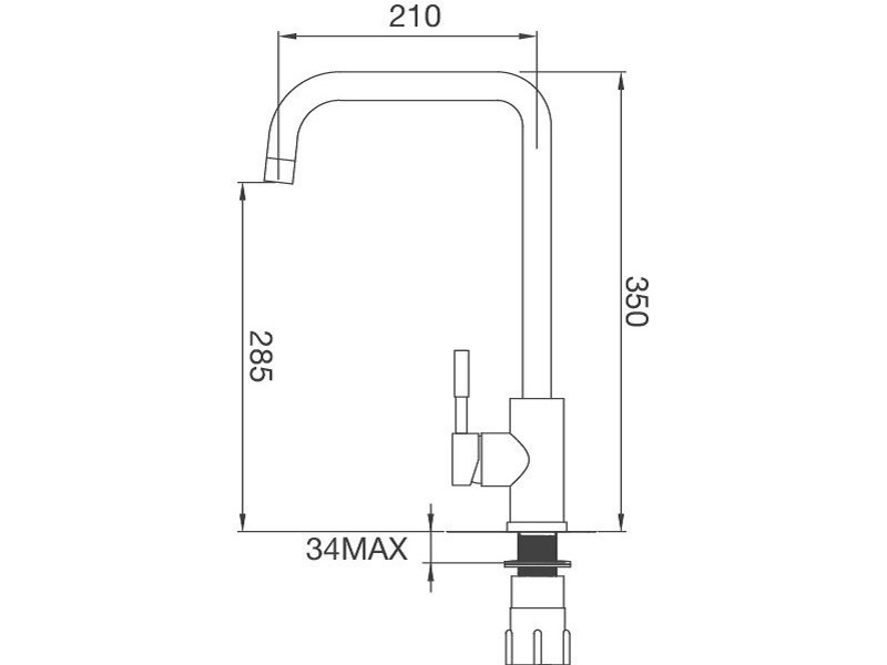 Vòi rửa chén Malloca K559-SN